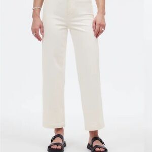 Madewell The Emmett Wide-Leg Crop Jean:Welt Pocket Edition